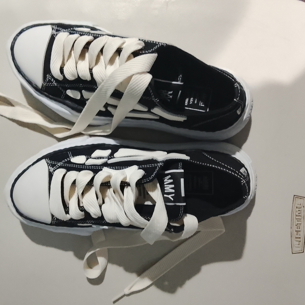 Miharayasuhiro Black and White Sneakers